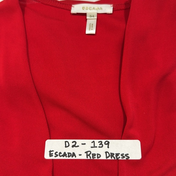 ESCADA red dress, size 34 EU (S), never worn - Picture 13 of 14